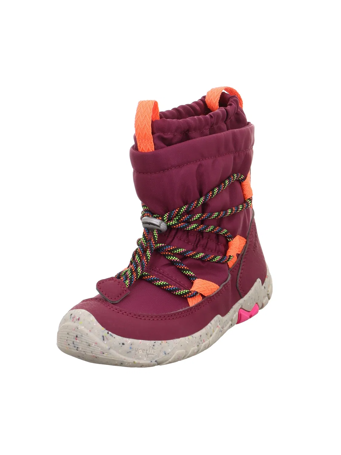 Детские снежные ботинки для девочек с утеплением Trace Warm Superfit, Rot Orange 5000