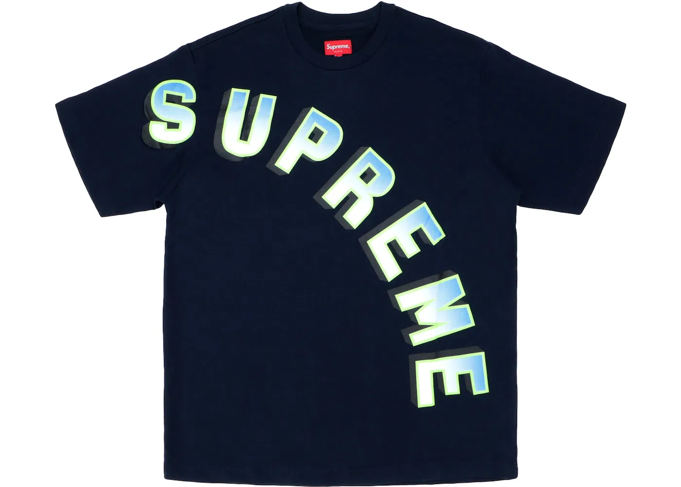 Мужская футболка с градиентным принтом Supreme Top, Navy