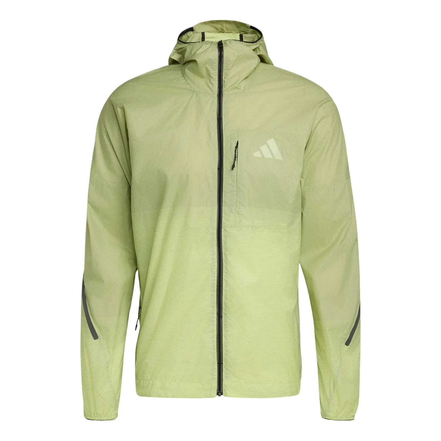 Мужская ветрозащитная куртка для бега с принтом Terrex Xperior Clima365 Light Windweave Jacket Adidas, зеленый