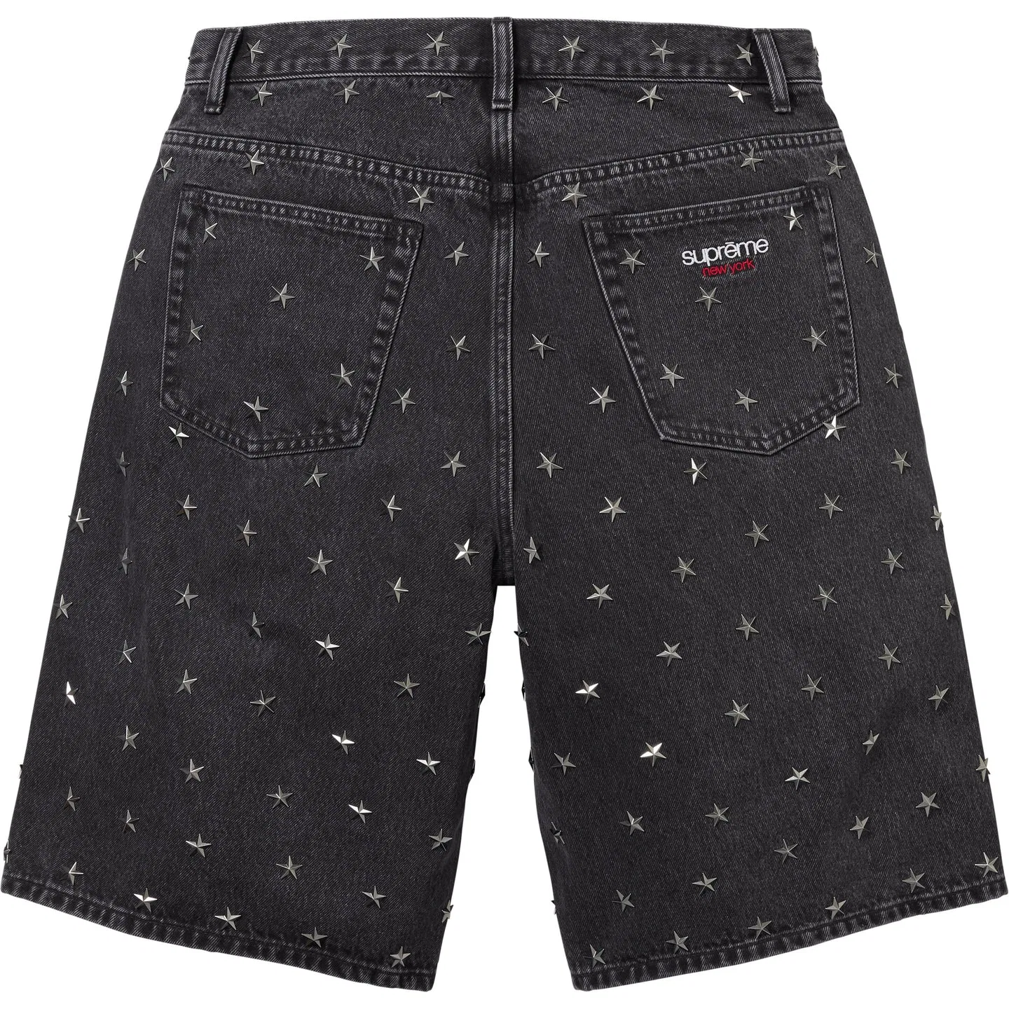 Джинсовые шорты, свободные, Supreme, Washed Indigo — фото 4