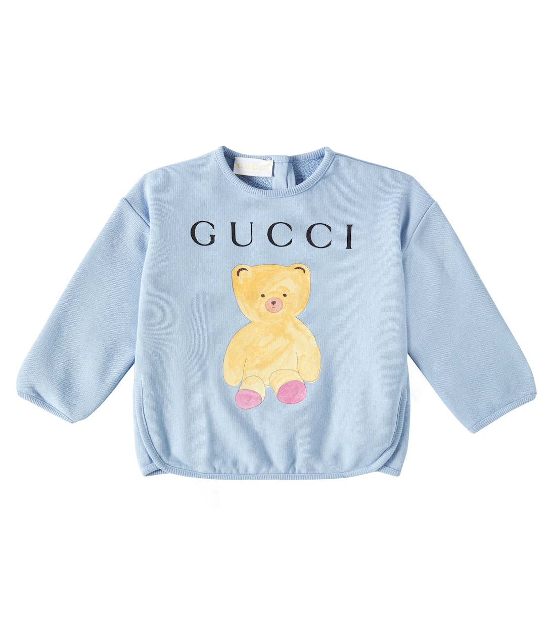 

Детский хлопковый свитшот с принтом Gucci Kids, Frost Wind/Mc