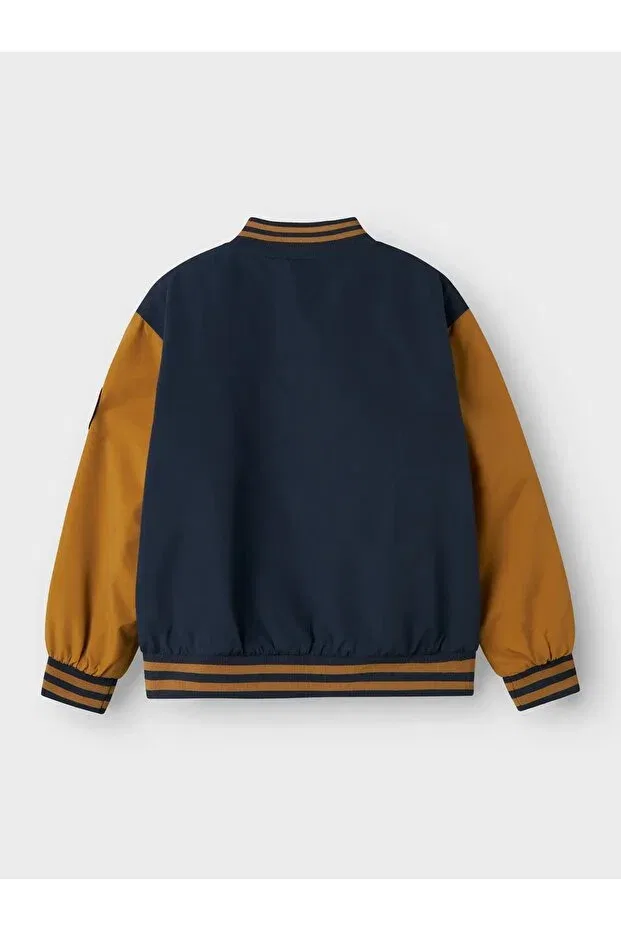 Детское пальто для девочек с длинным рукавом Name It, Navy Blue — фото 2
