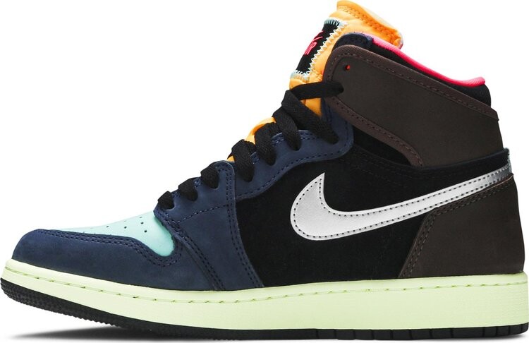 Кроссовки Air Jordan 1 Retro High GS Tokyo Bio Hack, разноцветный — фото 3
