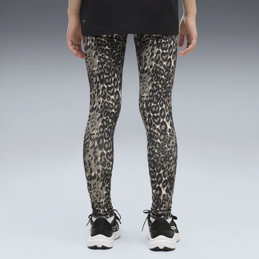 Леггинсы PUMA Regular серого цвета — фото 4