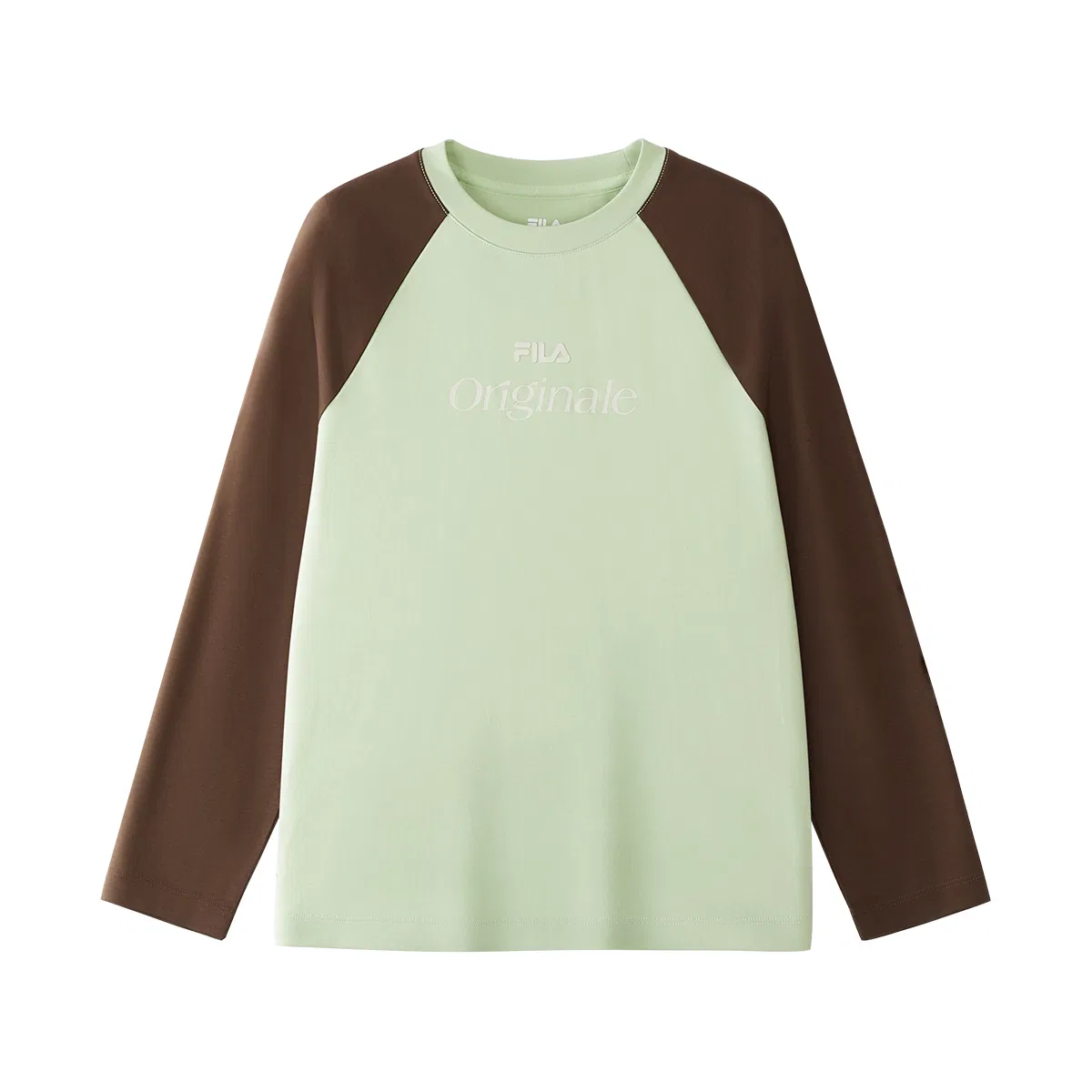 Футболка с круглым вырезом тонкая стрейч, FILA KIDS, Light Verdant Green