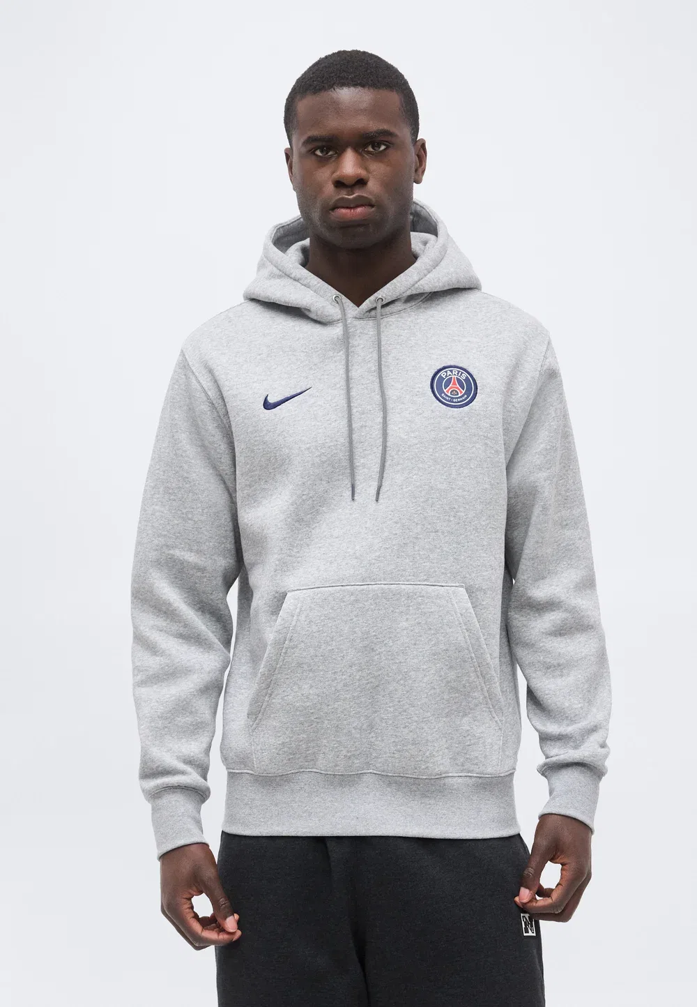 Клуб «Пари Сен-Жермен» - клубная одежда Nike Performance, Dark Grey Heather/Midnight Navy