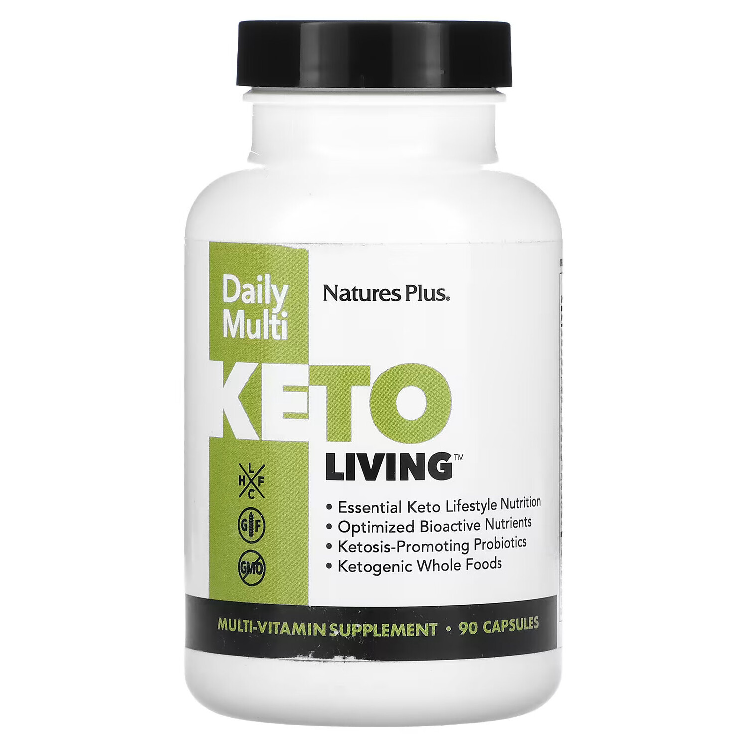 

NaturesPlus, KetoLiving, ежедневные мульти, 90 капсул
