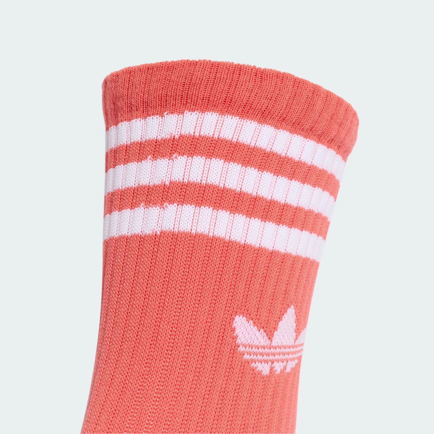 Носки Adidas Originals малинового и белого цвета — фото 4