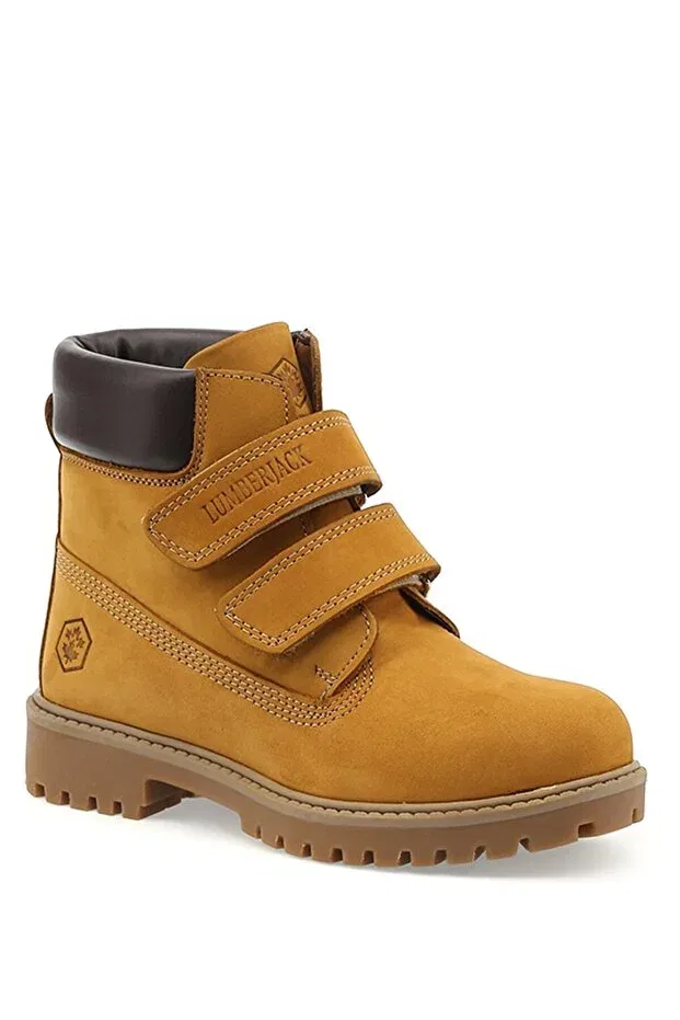 Детские ботинки для девочек с коротким каблуком Lumberjack, Tan Color