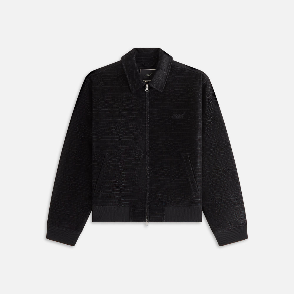 

Куртка Kith Women Brisa Croc Bomber Jacket, черный