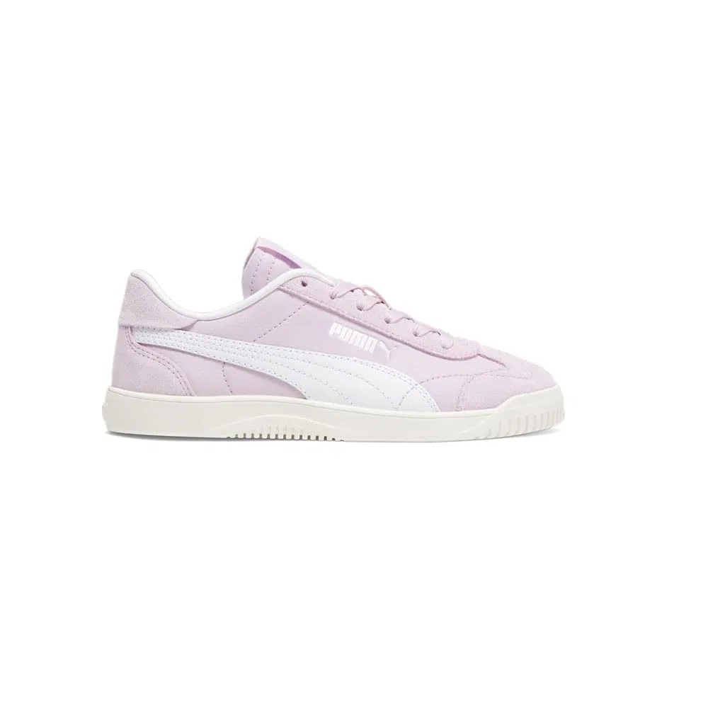Детские кроссовки для мальчиков с замшей 5v5 Club PUMA, Grape Mist PUMA White — фото 2