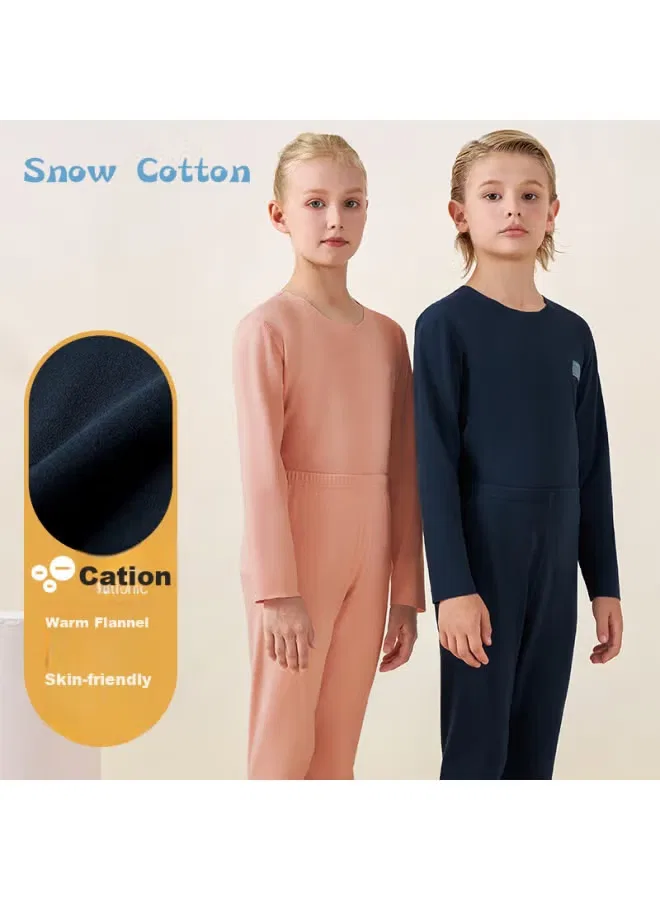 Комплект термобелья детский с начесом Bingxuemumian Snow Kapok