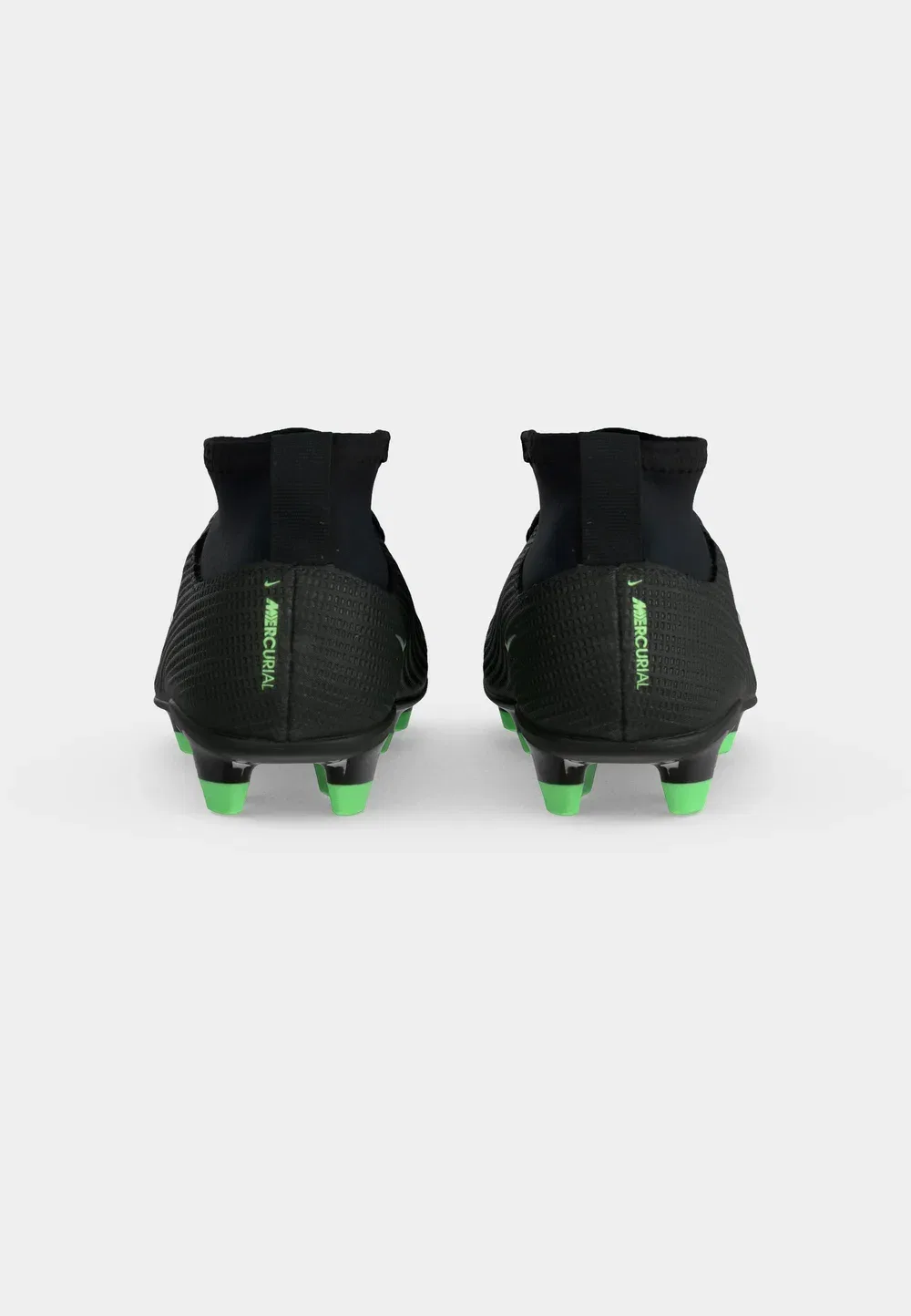 Футбольные бутсы Mercurial Superfly 11 Club FG унисекс - для твердого грунта Nike Performance, Black/Illusion Green — фото 4