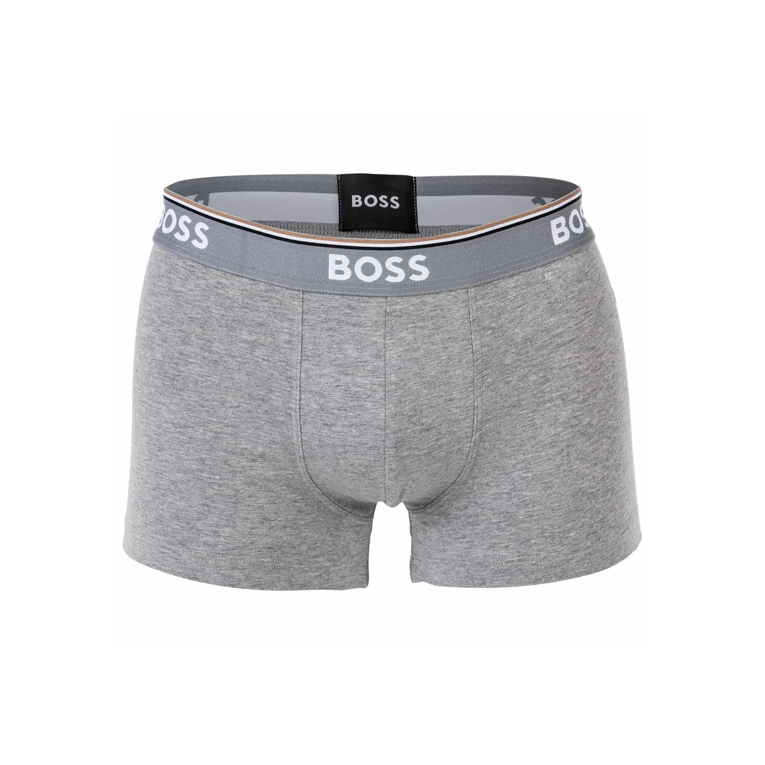 Мужские боксеры-трусы в упаковке 3 штуки BOSS, White/Gray/Black — фото 4