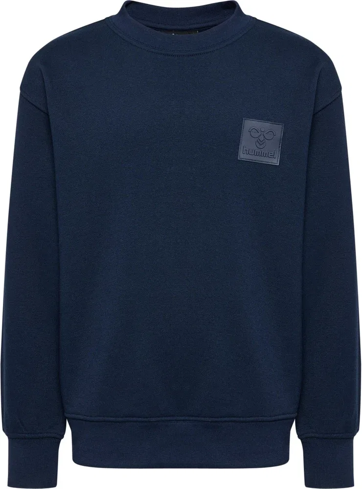 Свитшот детский Clean Sweatshirt Hummel, черный — фото 2