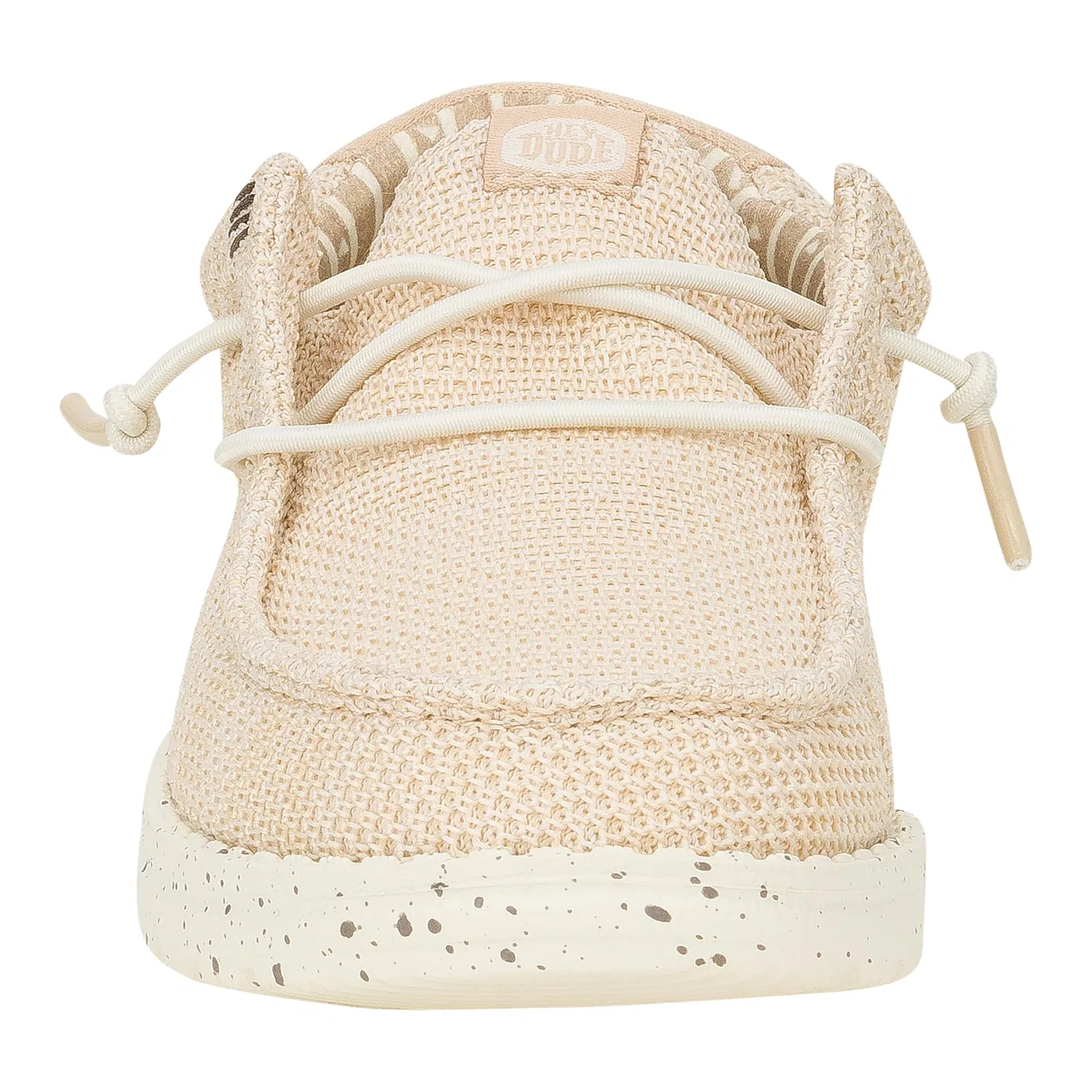 Детские мокасины для мальчиков с принтом Wally Stretch Sox HEYDUDE, Irish Egret Cream — фото 2