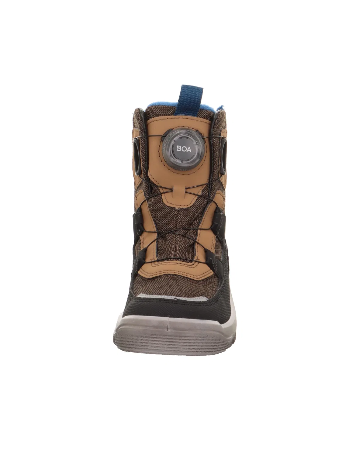 Детские снежные ботинки для мальчиков с утеплением Mars Superfit, Brown Blue 3000 — фото 2