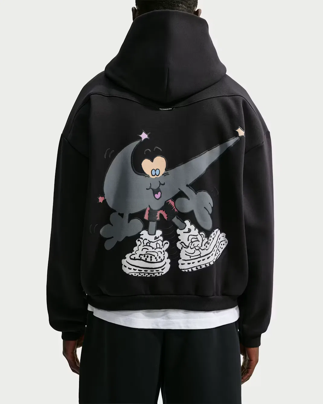 Мужская толстовка с капюшоном и начесом в баскетбольном стиле Nike Standard Issue, Black — фото 2