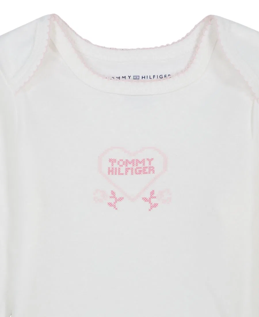 Комплект из 3 предметов для девочки Tommy Hilfiger, Pink — фото 3