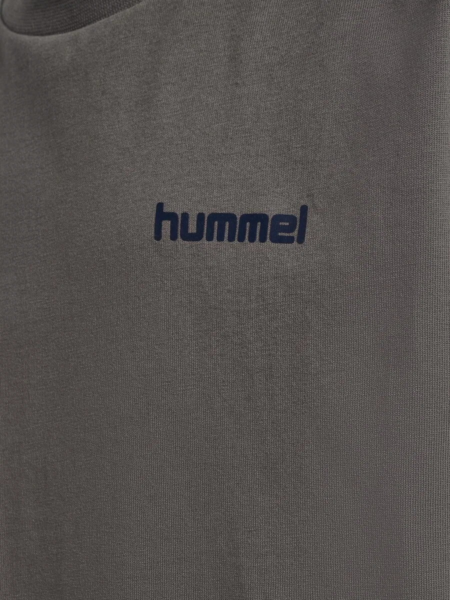 Футболка Hummel темно-серого цвета — фото 4