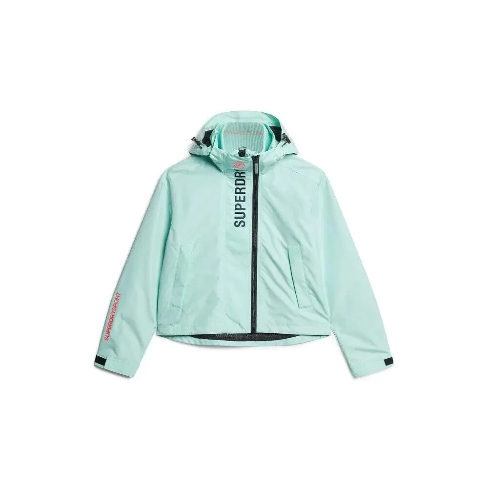 Женская ветрозащитная куртка с капюшоном Superdry SD, Синий