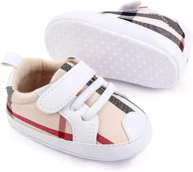Детские ботинки для мальчиков с противоскользящей подошвой Pre Walker Shoes Athena, White — фото 3