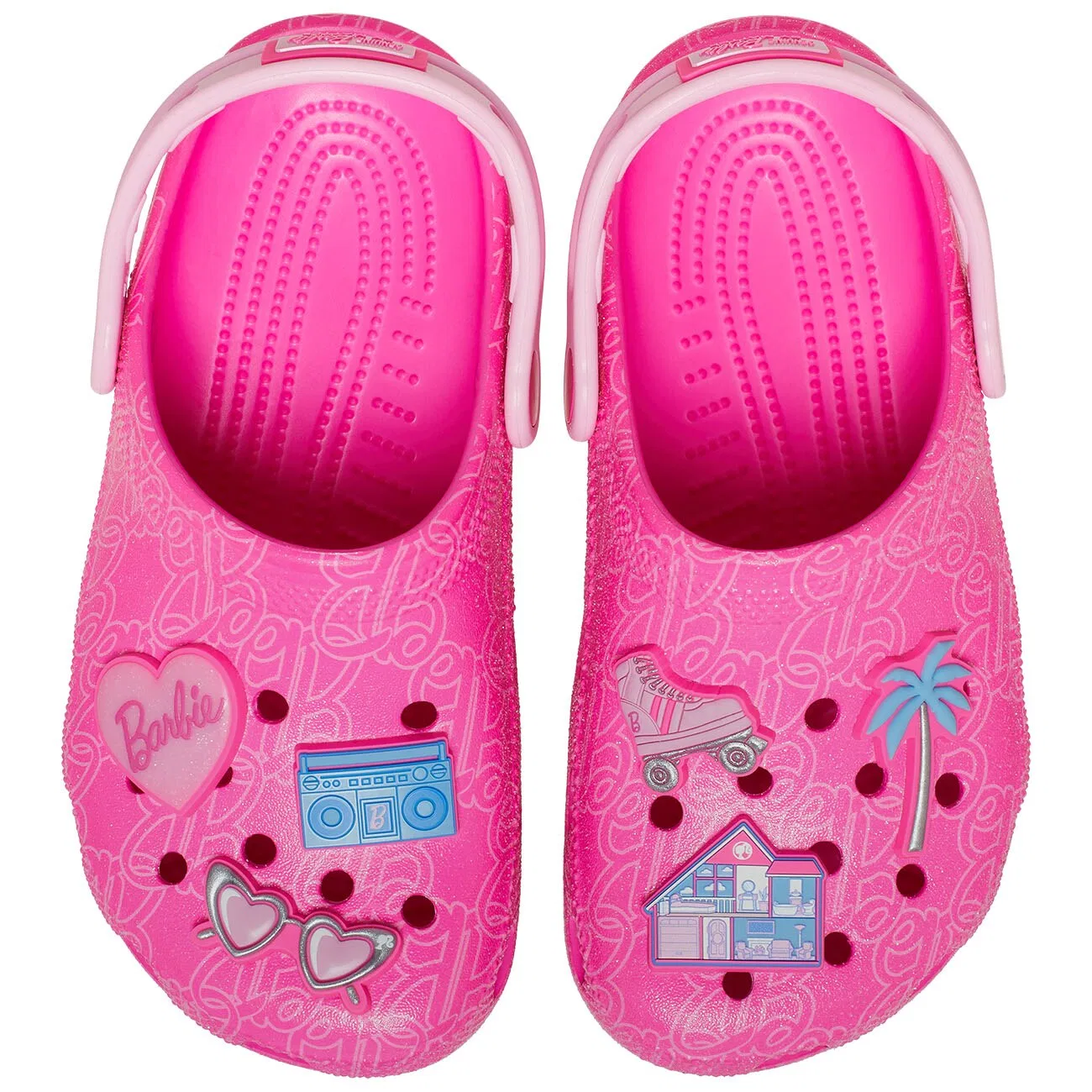 Сабо, Zuecos Niños Mattel Pink Barbie Classic Clog K, Crocs, мультиколор — фото 3