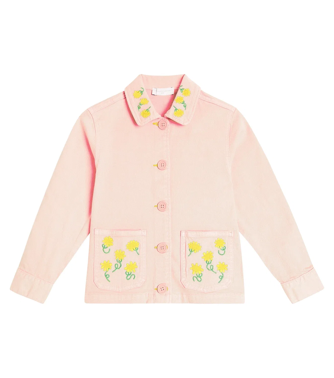 Легкая куртка хлопковая Stella Mccartney Kids, розовый