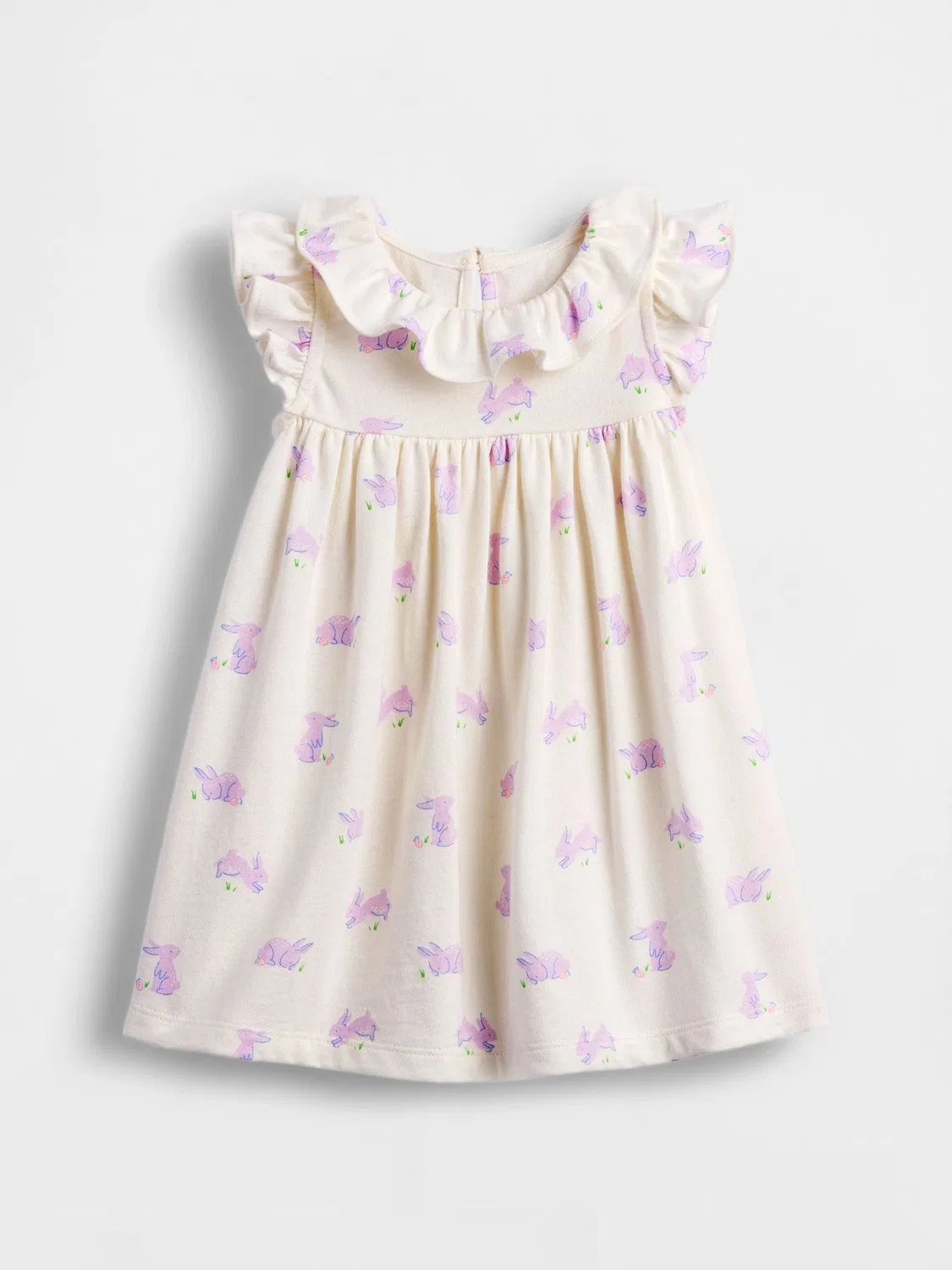Платье с оборками и воротником, модель Purple Bunny Gap, фиолетовый