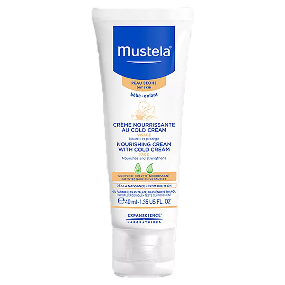 

Mustela Nourishing Cream With Cold Cream увлажняющий и расслабляющий крем для детей 40мл