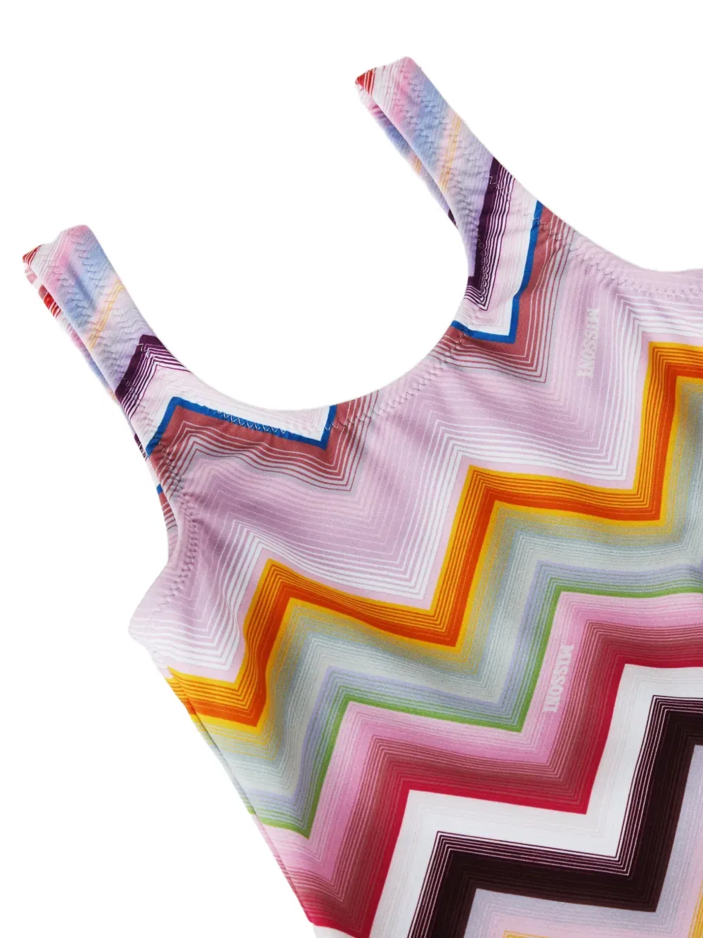 Купальник слитный Missoni Kids, розовый — фото 3