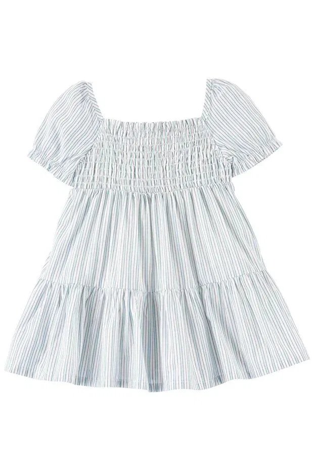Детское платье для девочек с коротким рукавом Carter'S, Blue
