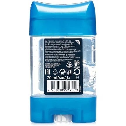 Антиперспирант-гель прозрачный Gillette Sport Clear Gel