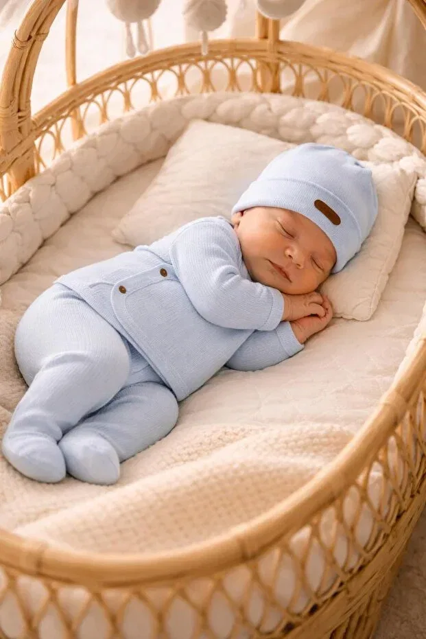 Детский комплект для мальчиков из органического хлопка Bys Baby Fashion, Blue