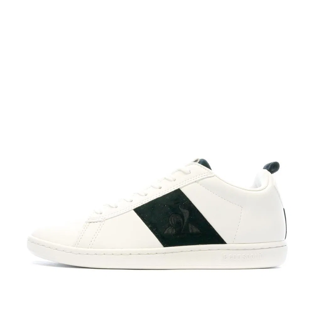 Детские кожаные кроссовки Courtclassic Peach Skin Le Coq Sportif, Weiß