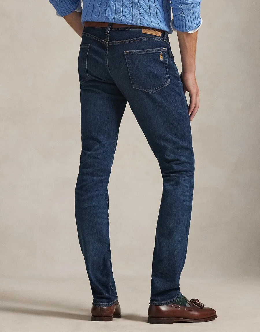 Джинсы Polo Ralph Lauren Slim fit 'SULLIVAN' темно-синего цвета — фото 3