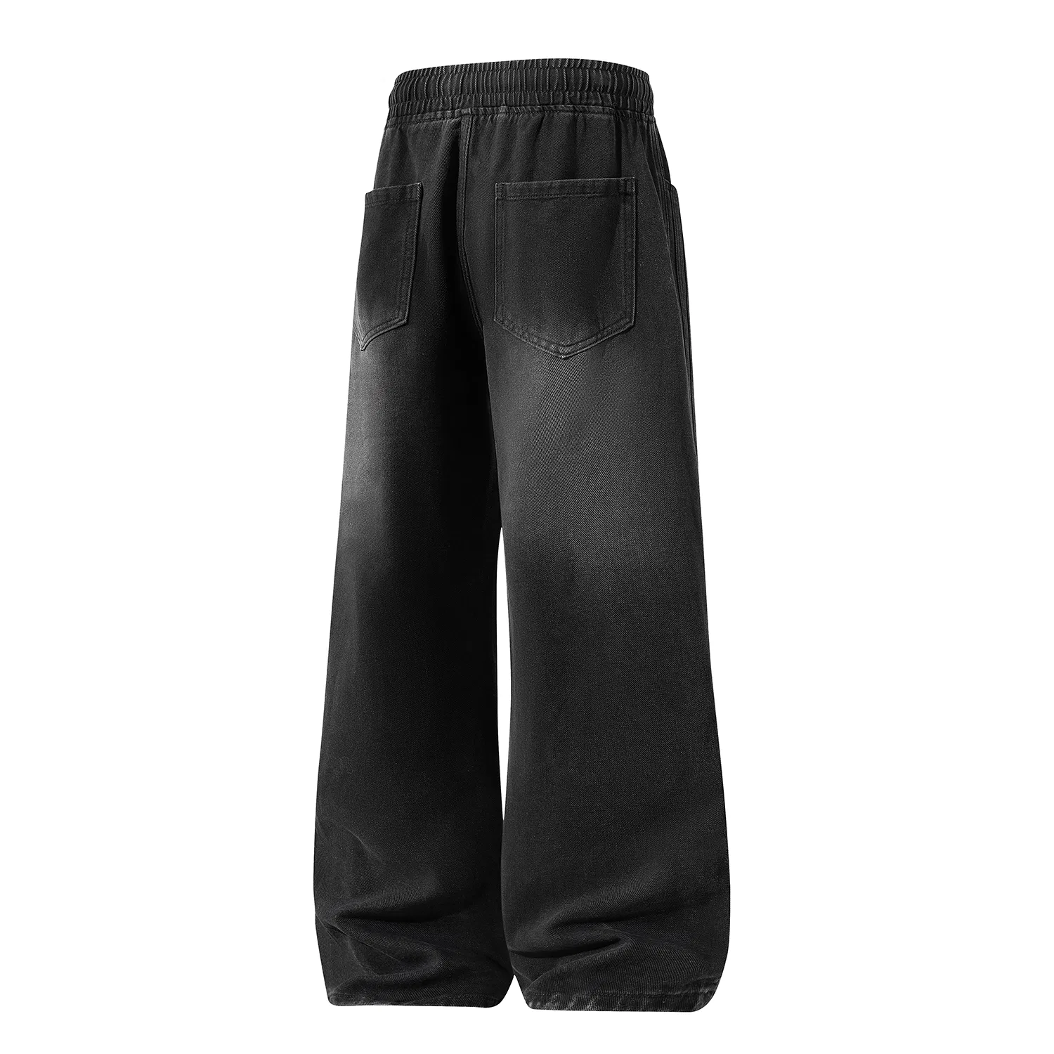 Детские джинсы утепленные с начесом прямого кроя Black Fleece-Lined MIIOW — фото 4