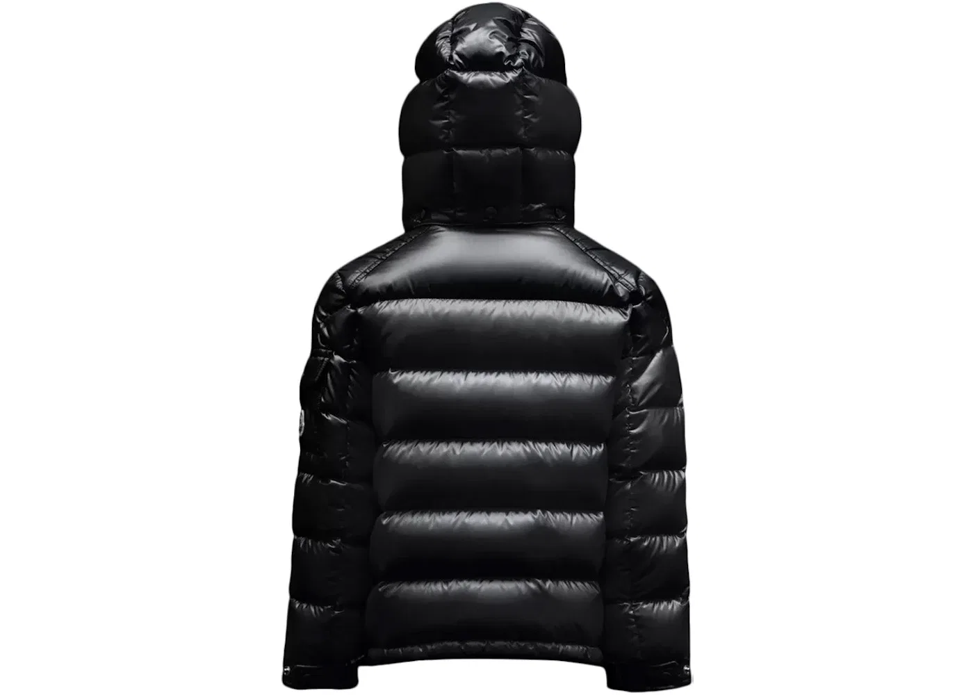 Детская куртка пуховая с принтом Maya Moncler, Black — фото 3