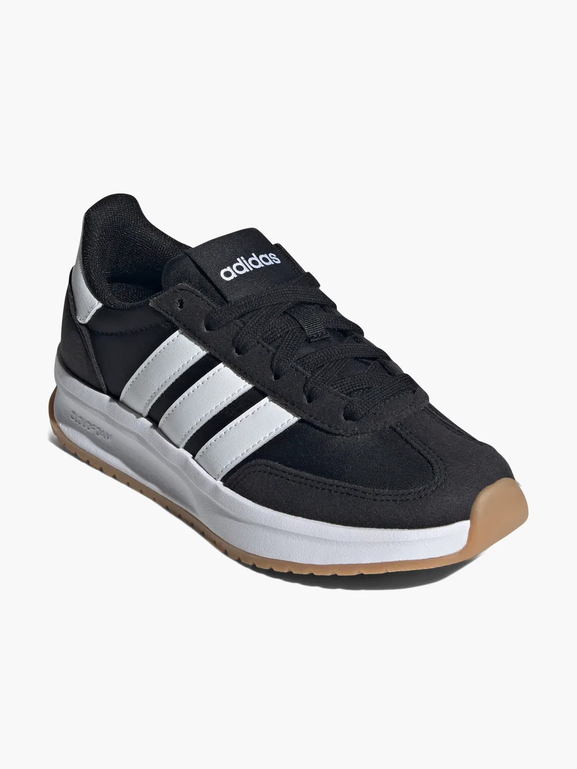 Детские тренировочные кроссовки с технологией Cloudfoam Adidas Run 70s 2.0, черный — фото 3
