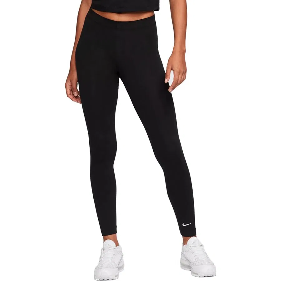 Леггинсы спортивные высокие с принтом Sportswear Nike, Черный