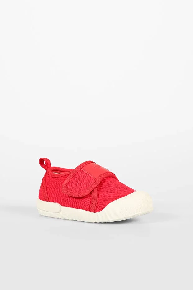Детские повседневные туфли для девочек с принтом Rent basic girl first step Vicco, Red — фото 3