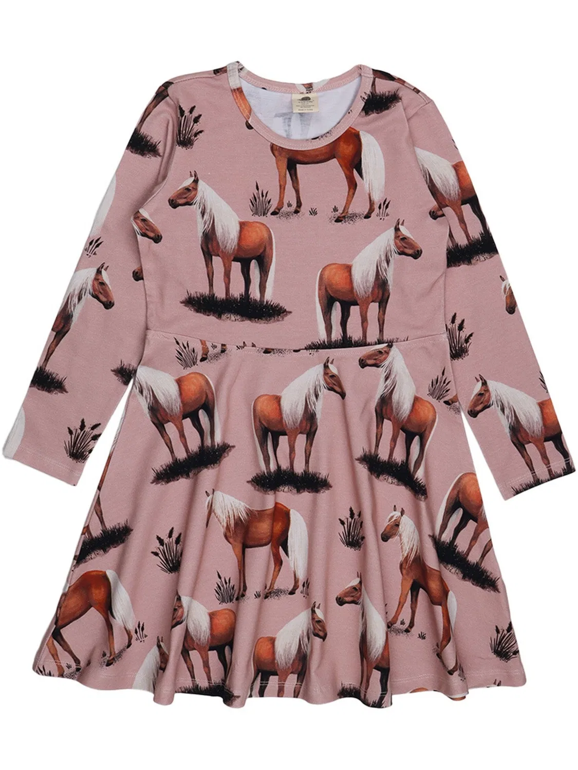 Платье Walkiddy Beauty Horses Dress розового цвета