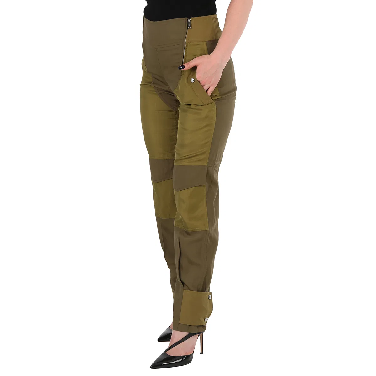 Брюки карго Burberry Dark Seaweed Green Cargo Pants, Dark Seaweed Green — фото 3
