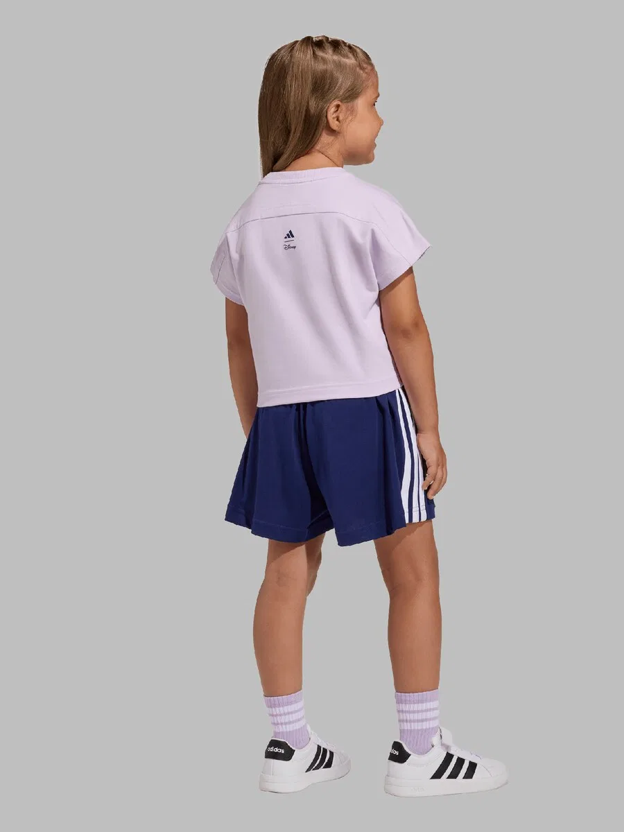 Спортивный костюм ADIDAS SPORTSWEAR «Футболка ADIDAS DISNEY FROZEN» сиреневого цвета — фото 4