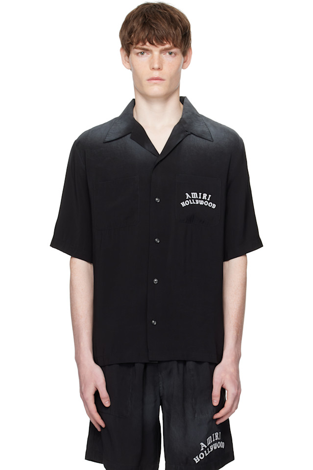 

Боулинговая рубашка Amiri Hollywood Amiri, черный