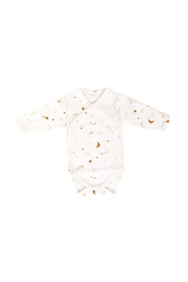 Детский комплект боди и ползунков для новорожденных Sevi Bebe, Beige — фото 3