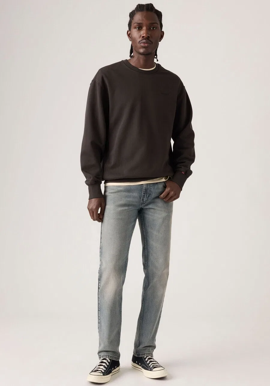 Джинсы LEVI'S Slim fit '511' серого цвета — фото 4