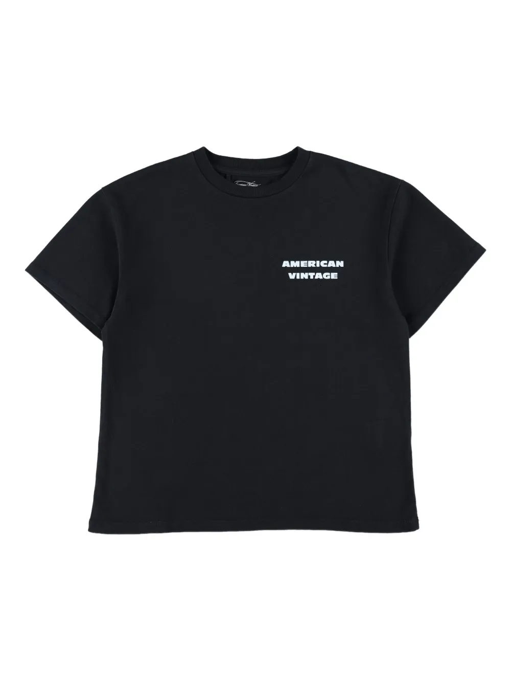 

Футболка с логотипом American Vintage Kids, черный