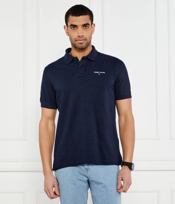 

Рубашка поло Regular fit Tommy Jeans, синий