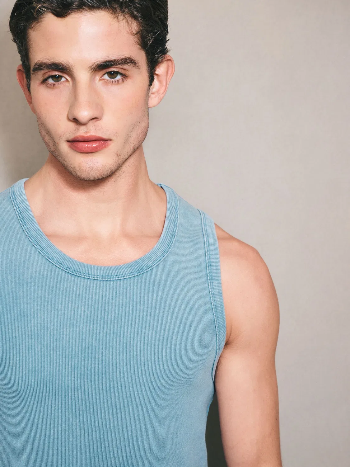 Майка Ribbed Vest Next, синий